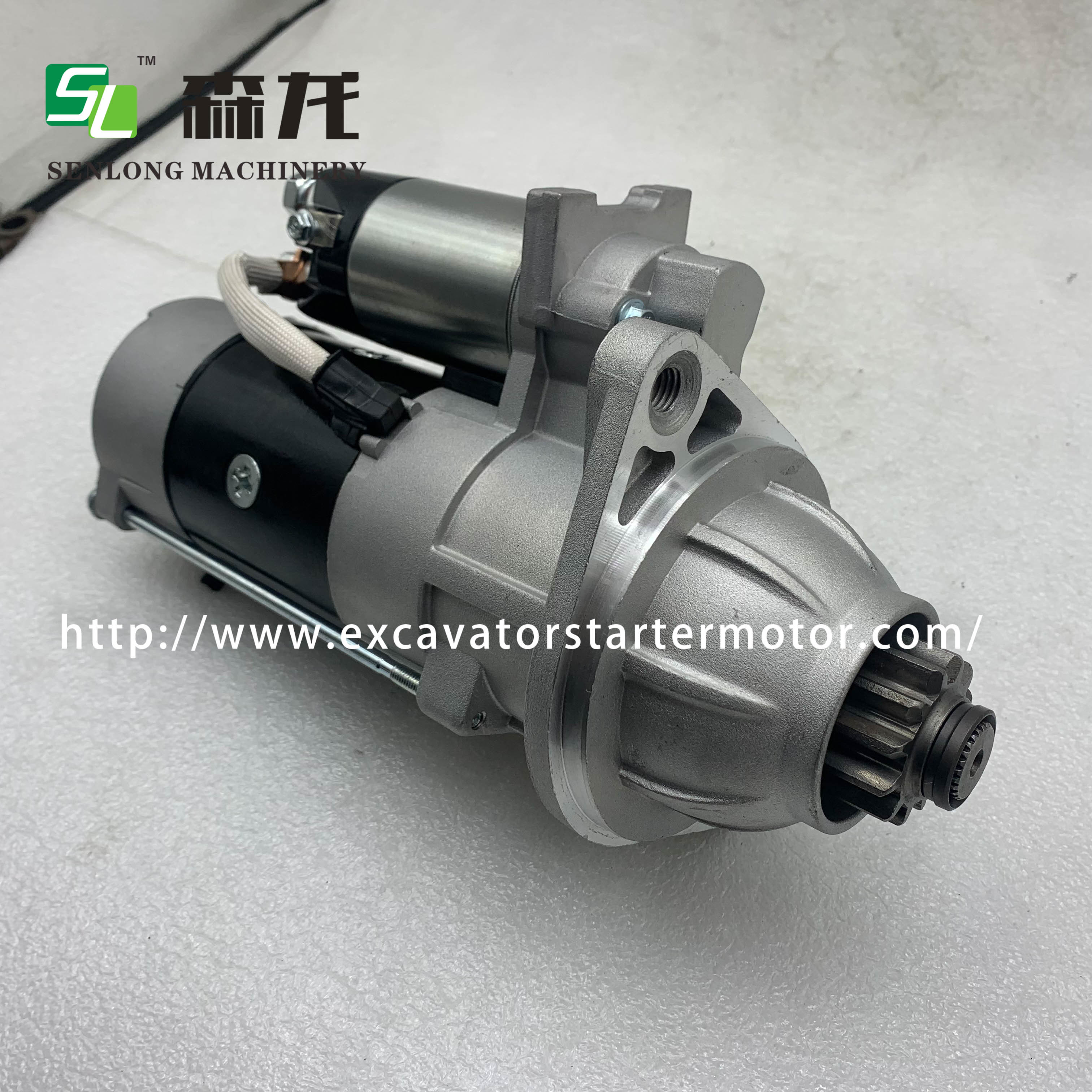 24V 12T 7.0KW Excavator Starter Heavy Duty Truck Motor QDI2709A-PC 0708010-017 DG1A 4110/125Z 44DF3 6110/125G5