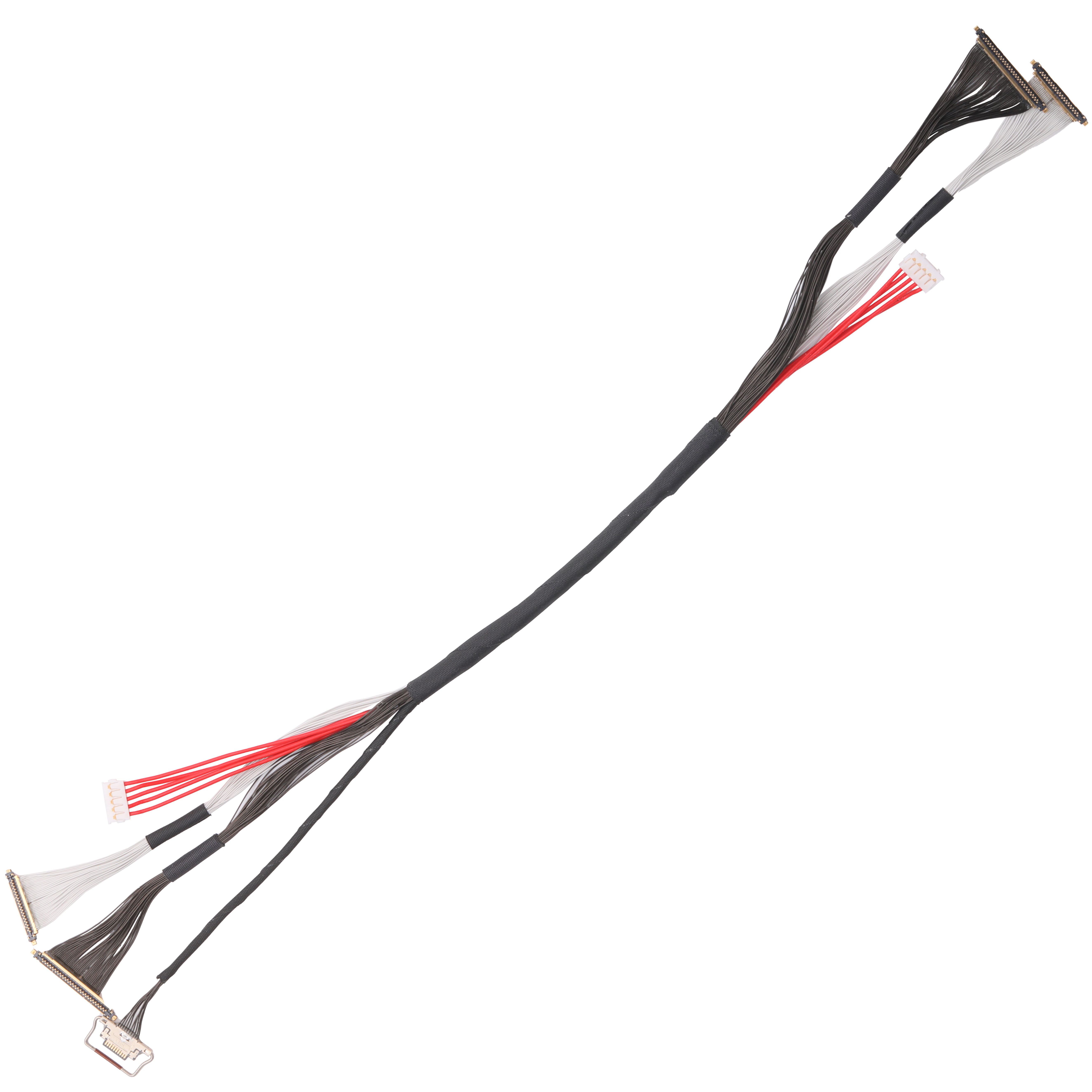 Pitch 0.25mm 20531-034T-01 To 20633-210T-02S 0.25 mm cable customize