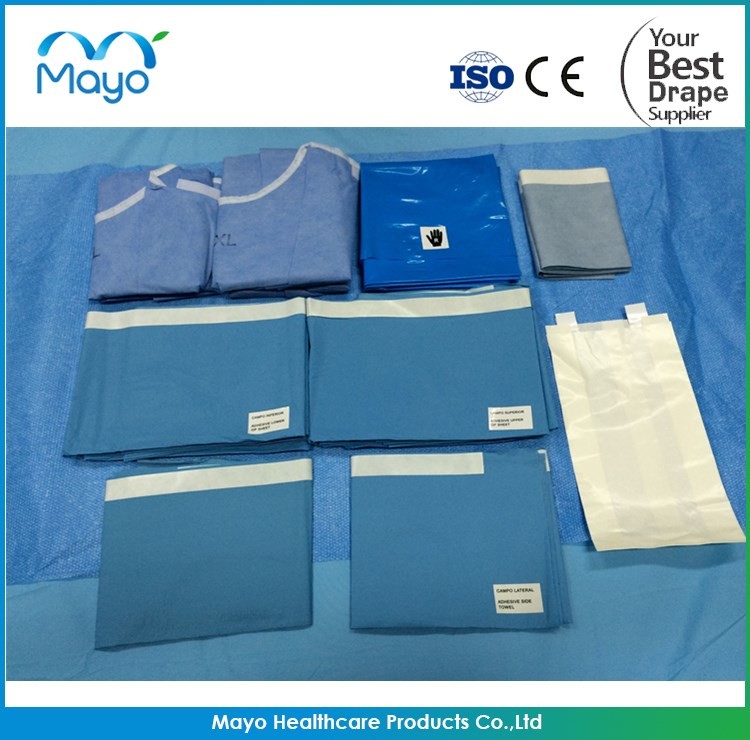 Customized SMS PP Surgical Drape Kit Universal Sterile Surgical Packs