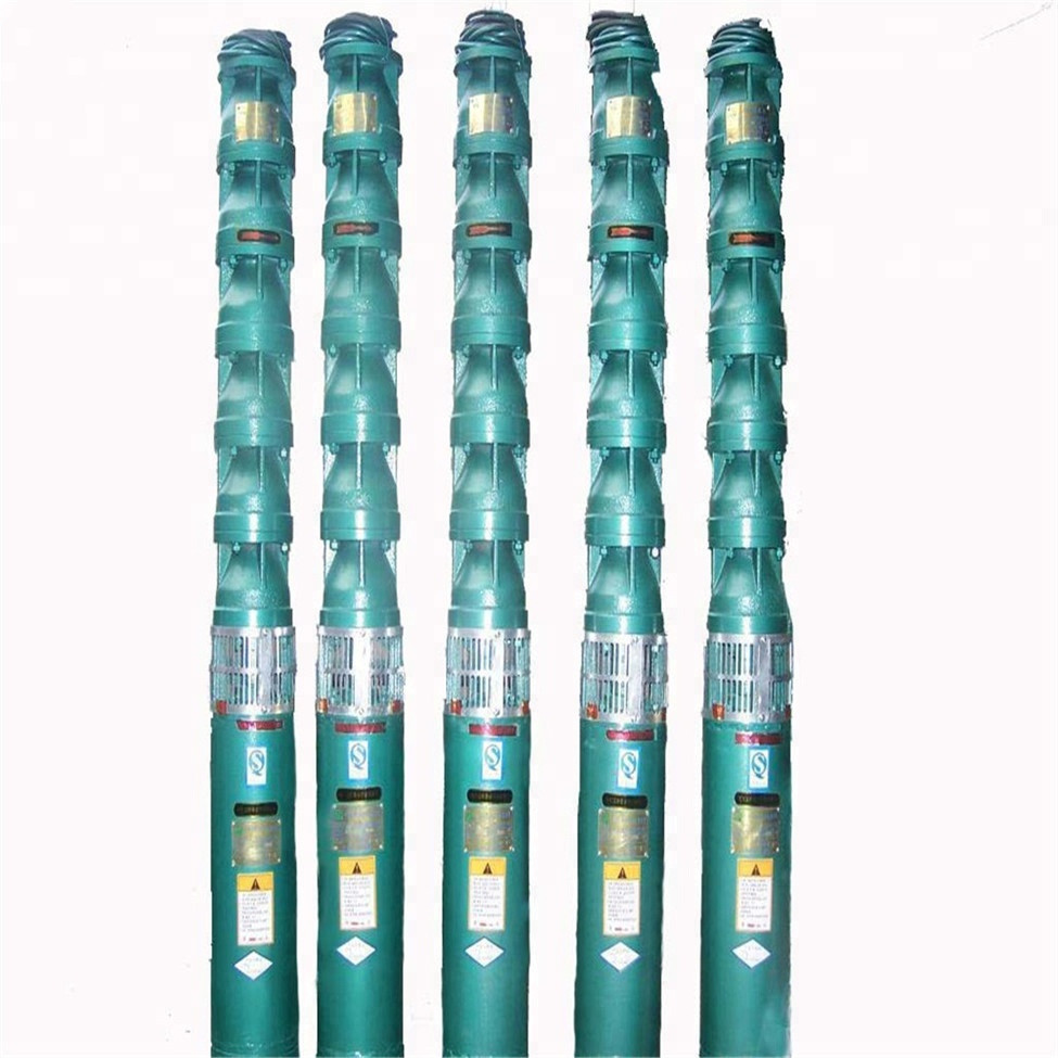 High Efficiency Borewell Submersible Pump For Irrigation Model QJ Material Cast Iron Voltage 380v/50bz