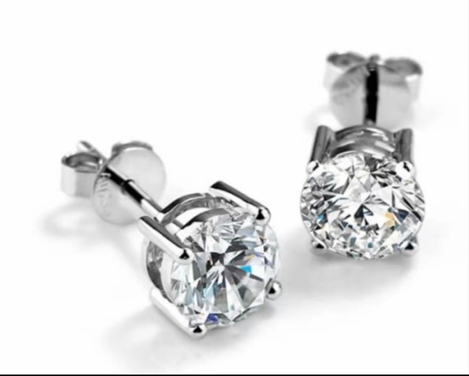 Lab Made Diamond Jewelry Diamond stud earrings Lab Grown Diamonds Jewlery Custom Jewelry