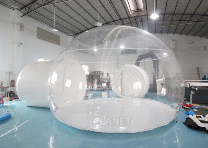 Tunnel Inflatable Double Bubble Dome Tent With Steel Frame