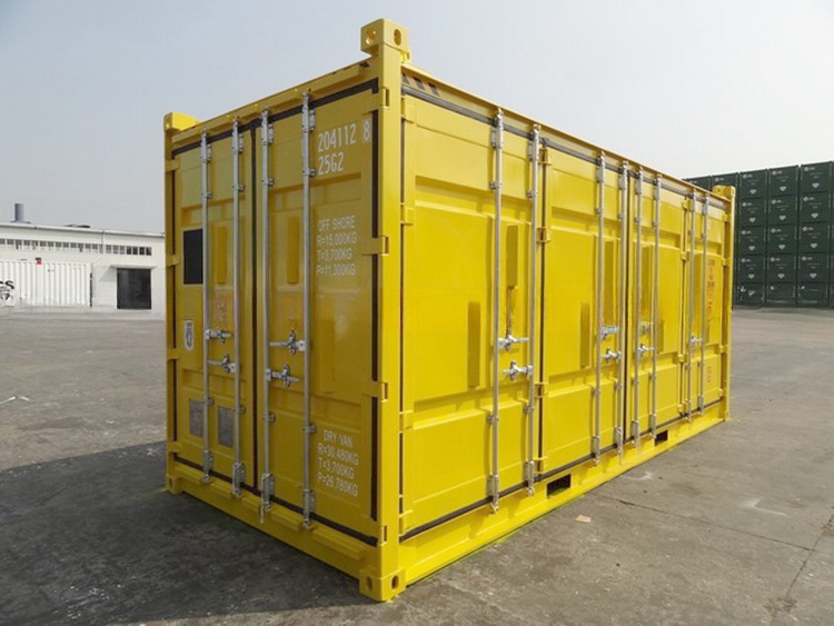 6058 x 2438 x 2896 mm DNV 2.7-1 Standard Open Side Door High Cube Offshore Container with Corten Steel and Side Opening Door