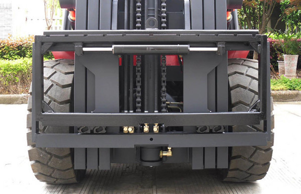 Easy Installation Forklift Truck Attachments Zinc Plated Fork Positioner