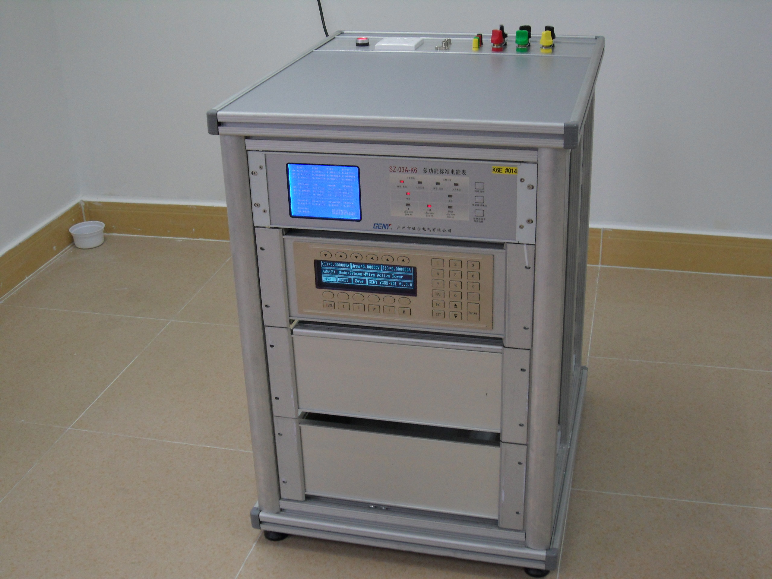 Three Phase Stationary Power Source 0.02 Accuracy Customizable Voltage Current