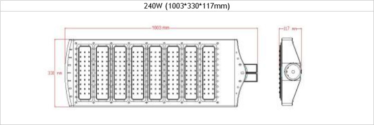 2700K - 6500K 60W Dimmable LED Street LightsWall Packing Brightness Light
