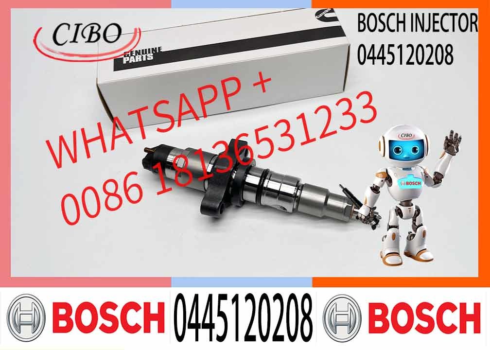 Diesel Engine Spare Parts Fuel System High Pressure Common Rail Injector Assembly 0445120208 0445120032 0445120238