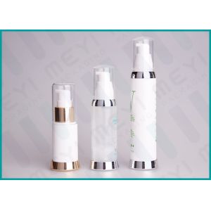 15ml 30ml 50ml Refillable Airless Pump Bottles With Leakage Prevention