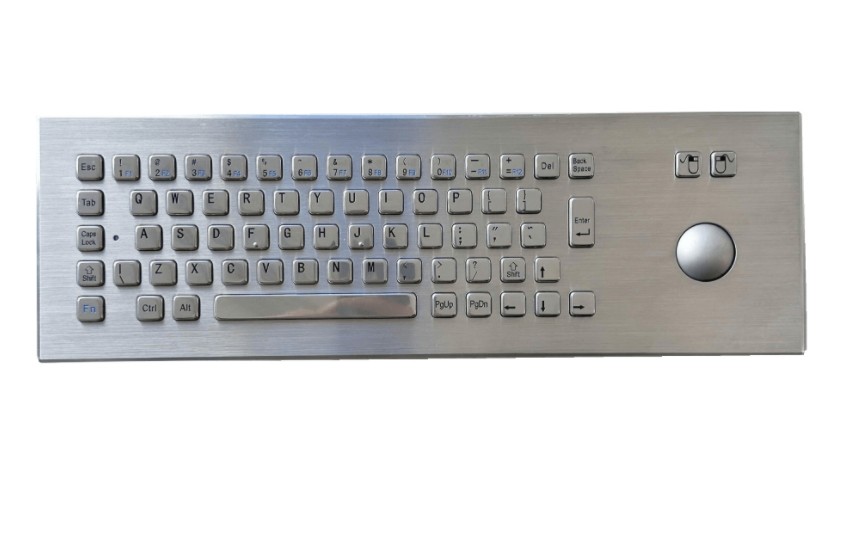 kiosk IP65 / IK07 WATERPROOF DUSTPROOF Explosion Proof Industrial Keyboard SUS304 Front Panel Mounted -40℃