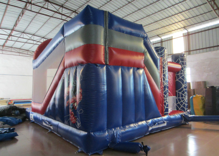 5 in 1 inflatable combo classic inflatable Spiderman bouncy castle PVC material inflatable jumping house for sale