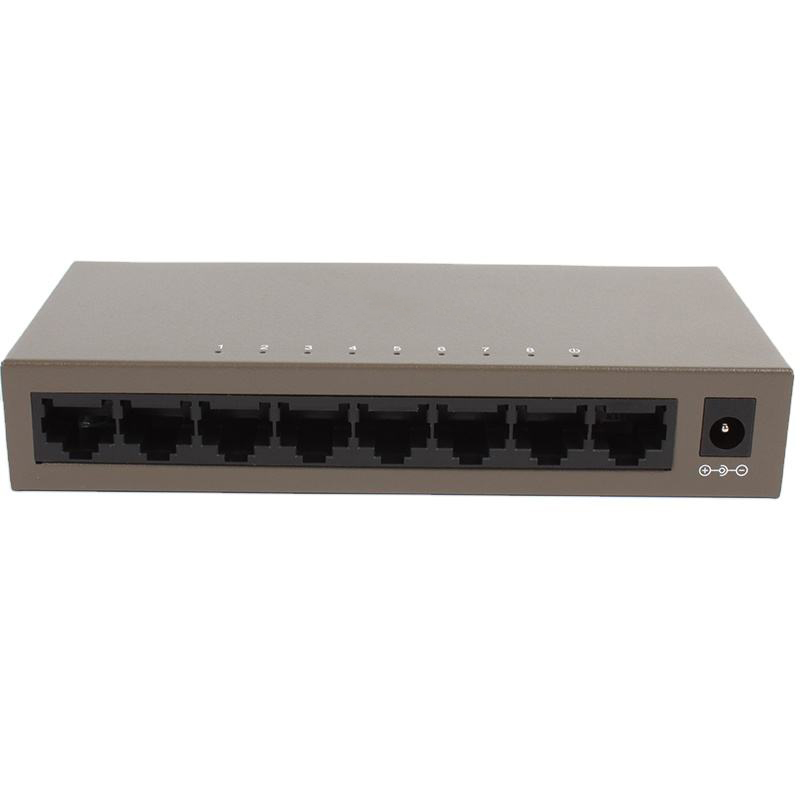 Data Transfer Customized TEG1008M 8-Port Gigabit Ethernet Network Switch with LACP Function and 10/100Mbps Transmission Rate