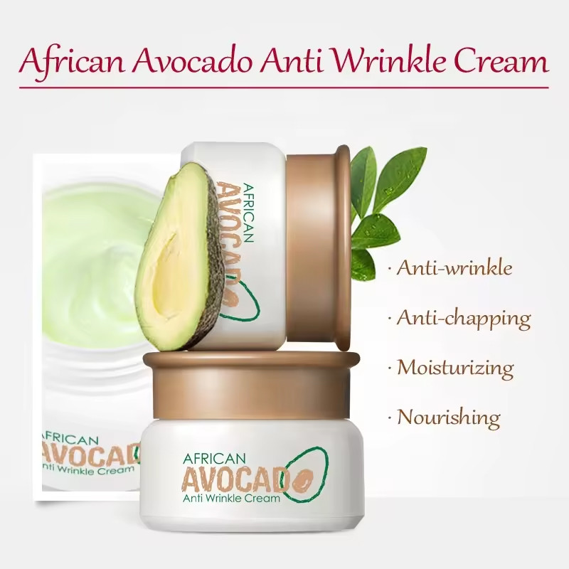 Avocado Hydrating Face Cream Hyaluronic Acid Deep Moisturizing Long Lasting