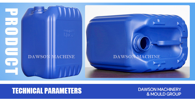 20L 25L Plastic Jerry Can Lubricant Oil Barrel Extrusion Blow Molding Machine