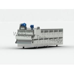 China Hot Air Continuous Mesh Belt Dryer Coal Furnace Heating Source on sale