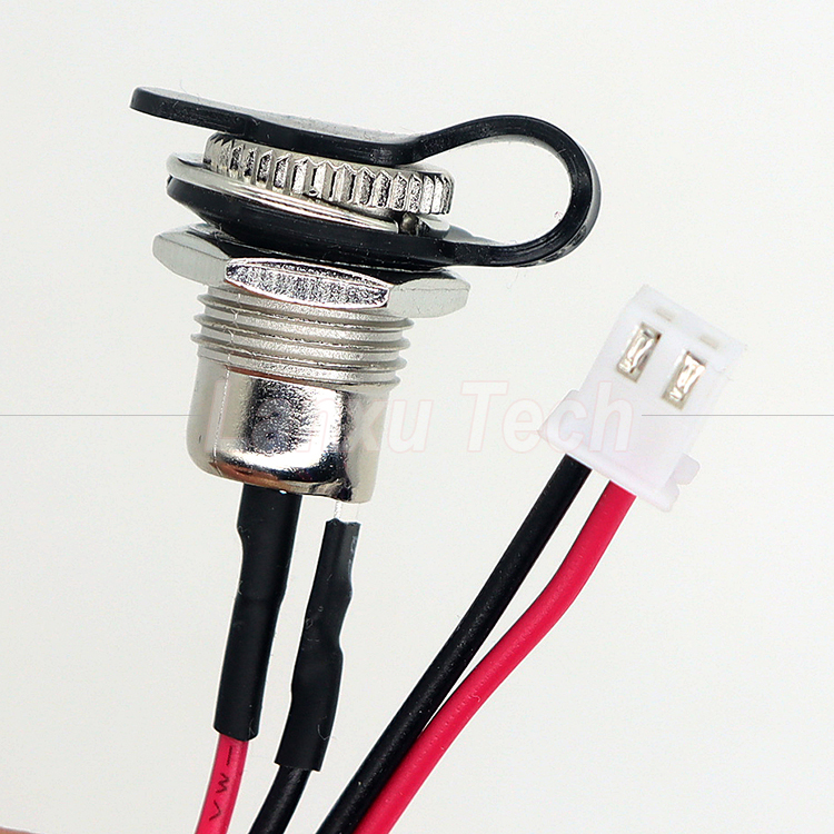 Waterproof DC Female Socket 5.5x2.1mm 5.5x2.5mm Jack DC099 to XH2.54 PH SH VH Connector Cable with Cap