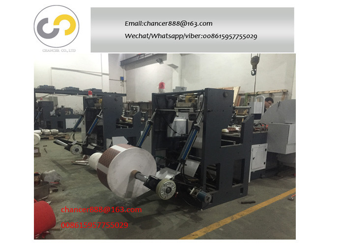 Fully automatic food paper bag making machine for sandwich, paper bag sealing machine