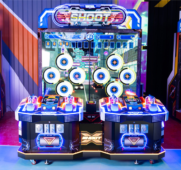 Game Center Gun Shooting Game Machine Coin Operated Video Simulator Arcade Machine