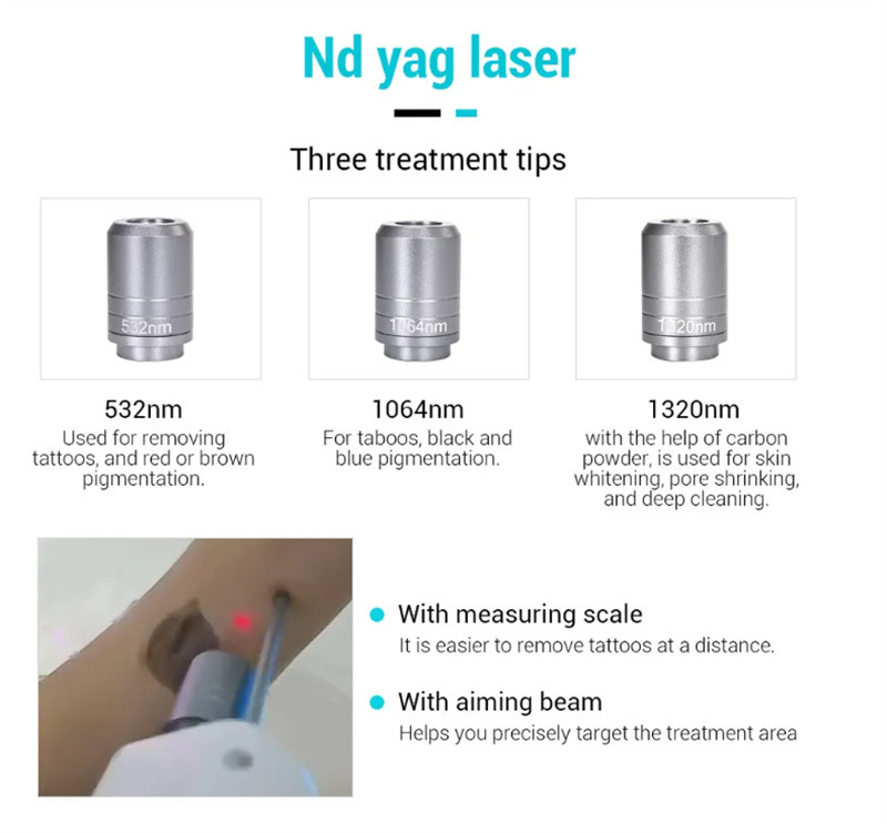 3in1 Ipl 808nm Diode Laser Machine Nd Yag Tattoo Removal Device