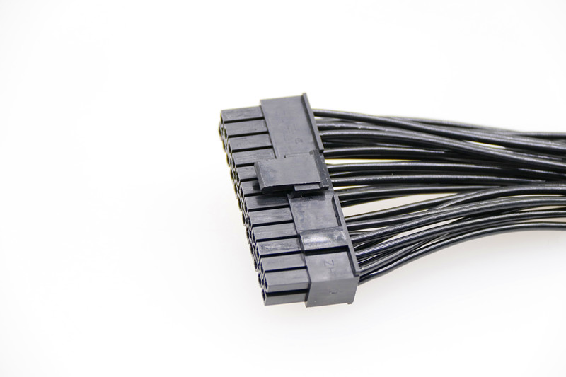 QingSea Power Supply Modular Cable Kit 24 Pin 8Pin 6Pin Length 610mm Black