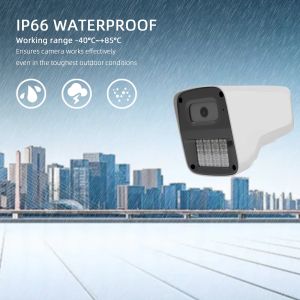 HD Dual Light Night Vision Waterproof Bullet Network Camera Smart IP POE