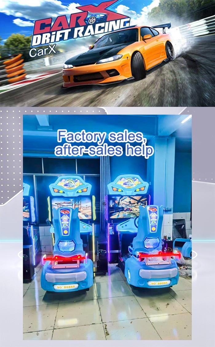 Coin Operated Split Second Amusement Games Factory Street Racing Car