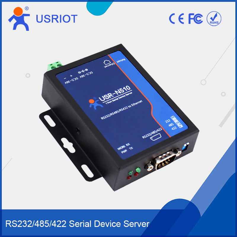 USR-N510 Industrial Modbus Gateway Serial RS232 RS485 RS422 to Ethernet