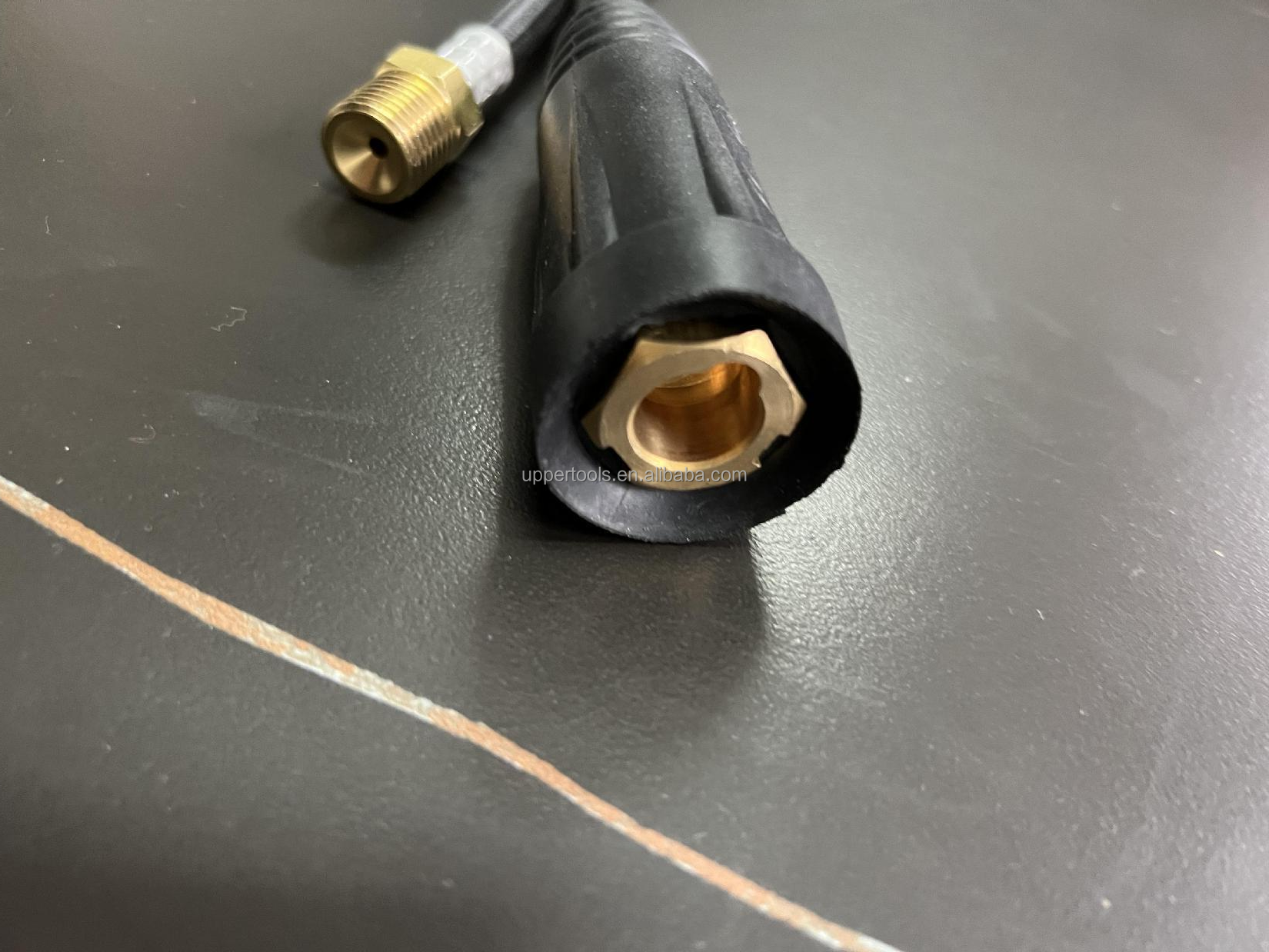 Customized Support for Power Connector 10-25 Plug to M16*1.5 Female Swivel Nut Adapter