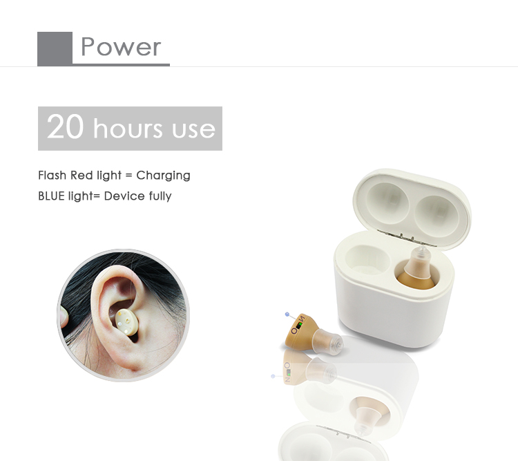 Audifonos Sensorineural Hearing Loss Hearing Aid lithium ion Rechargeable Sound Amplifier