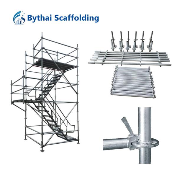 Professional Construction Ringlock System Vertical Standard Scaffolding