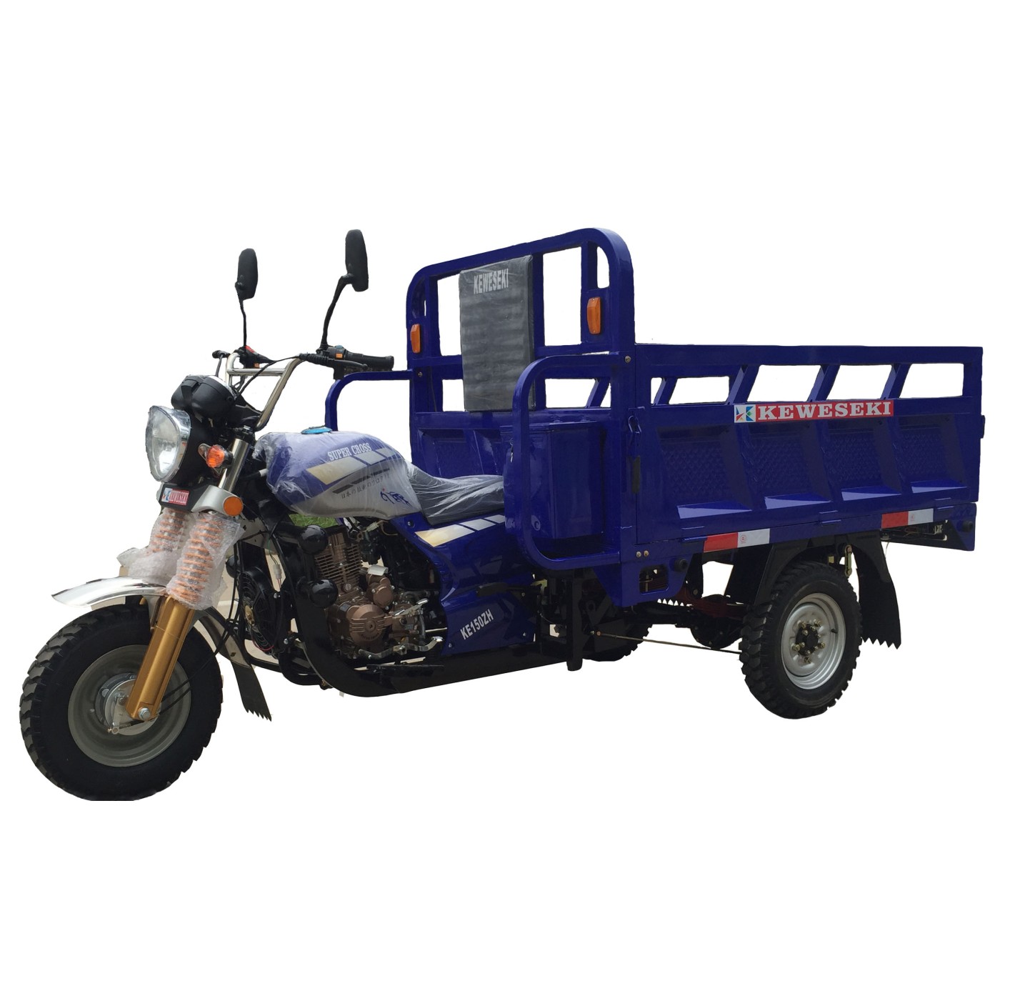 China 300cc BestSale HeavyLoadingDeliveryCargoPetrolTypeThreeWheelMotorbikeBenzinTruckTrailersCargoTricycleMotorcycle