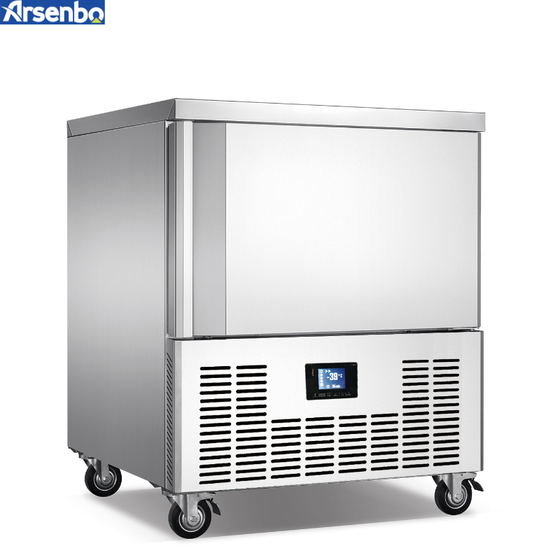 500L Multipurpose Grey Fridge Freezer , Odorless Stainless Steel Refrigerator Freezer