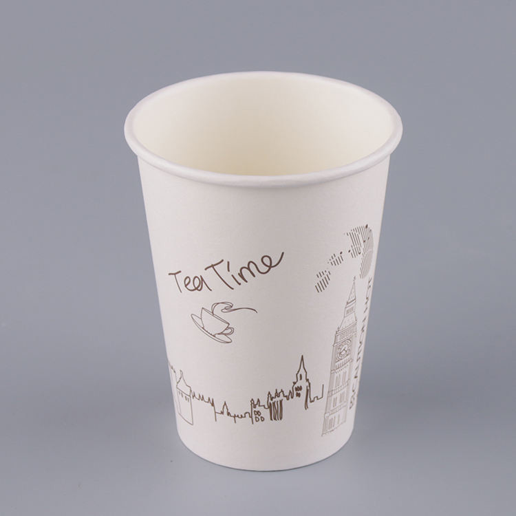 16oz Customized Disposable Paper Cup For Coffee And Milk Tea