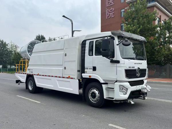 5300mm Chassis Truck Mounted Fog Cannon 9.27 Cubic Meter Tank Dust Suppression
