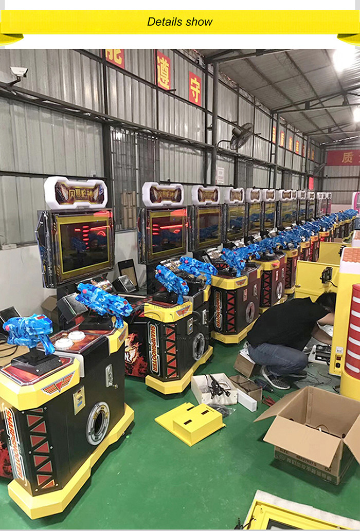 Frozen Heroes Electric Shooting Arcade Machines For Kids CE Certificate 60W