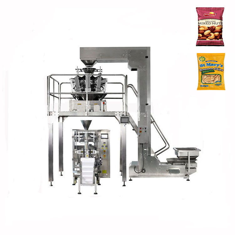 10 Heads 1.6L Hopper Auto Weighing Filling And Sealing Machine