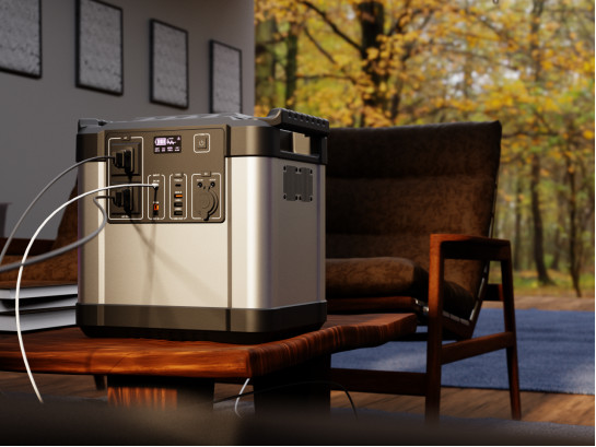 Portable 1000W 2000W Rechargeable Solar Generator For Camping