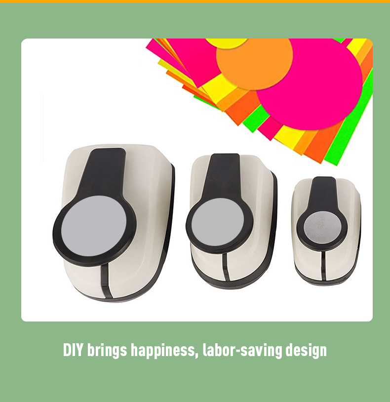 DIY Mini Craft Hole Punch with ZEQUAN Circle Paper Punch Cutter in Multiple Sizes
