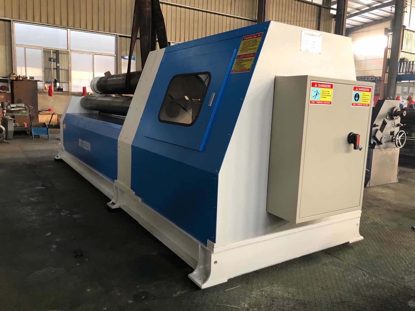 Manual 4 Roll Plate Bending Machine 10x2500mm 2.2Kw UV