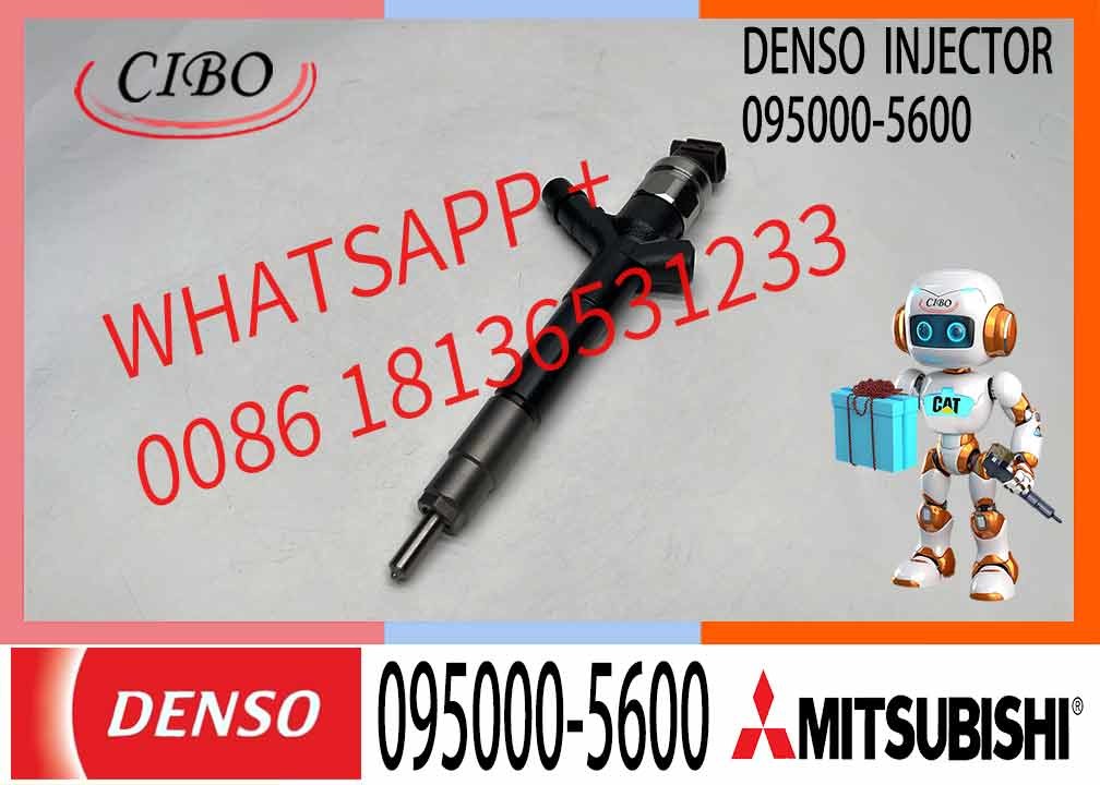 095000-5600 1465A041 Fuel Injector Common Rail Injector for D-E-NSO 5600 Mit-sub-ishi L200 4D56 Eu-ro4