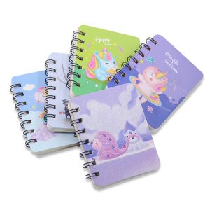 30 Sheets Inner Pages Custom Printing Spiral Student Notebook with Cute Cartoon