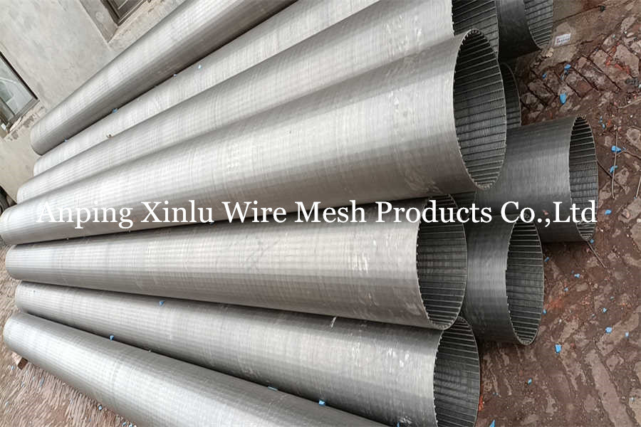 6m Standard Length Wire Wrapped Continuous Slot Johson Water and Oil Well Screens with Q235 Mild Steel Material
