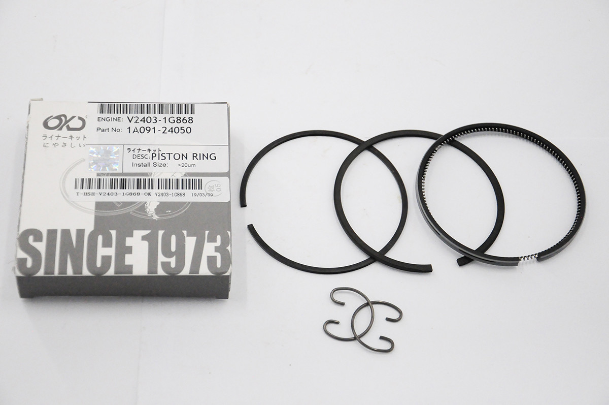 Diesel Engine Kubota Excavator Parts V2403 Kubota Piston Rings Rustproof
