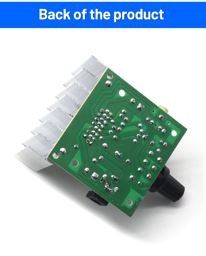 CA-7377 2.0 Channel Digital Audio Amplifier Module DC12V 2*35W TDA7377 AMP Chip Amplifier Board No Light LED Lighting