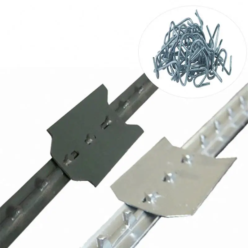 American Steel Studded T Post Green Painted For Farm Metal Fence
