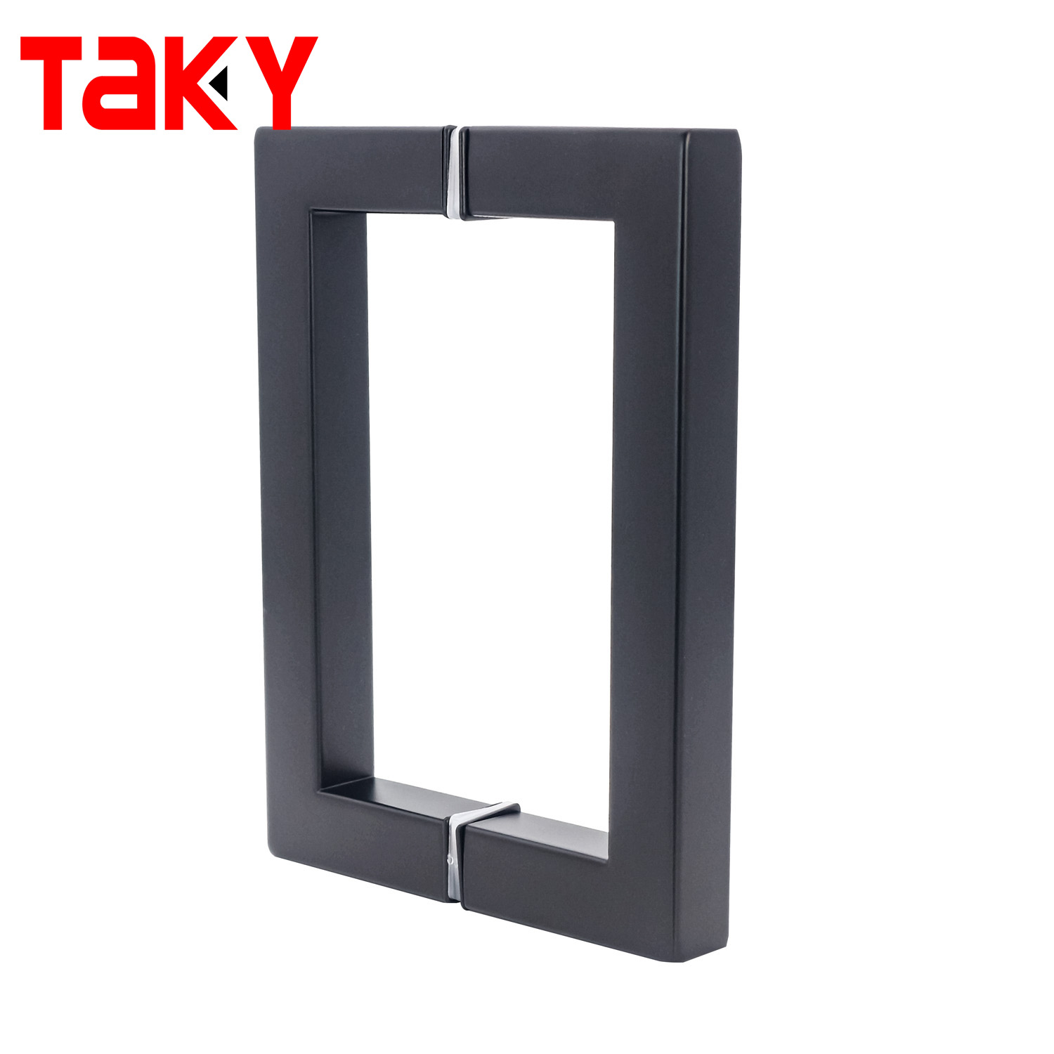 TK-H002 OEM/ODM Stainless Steel Glass Handle for Glass Doors Back to Back Square Tube