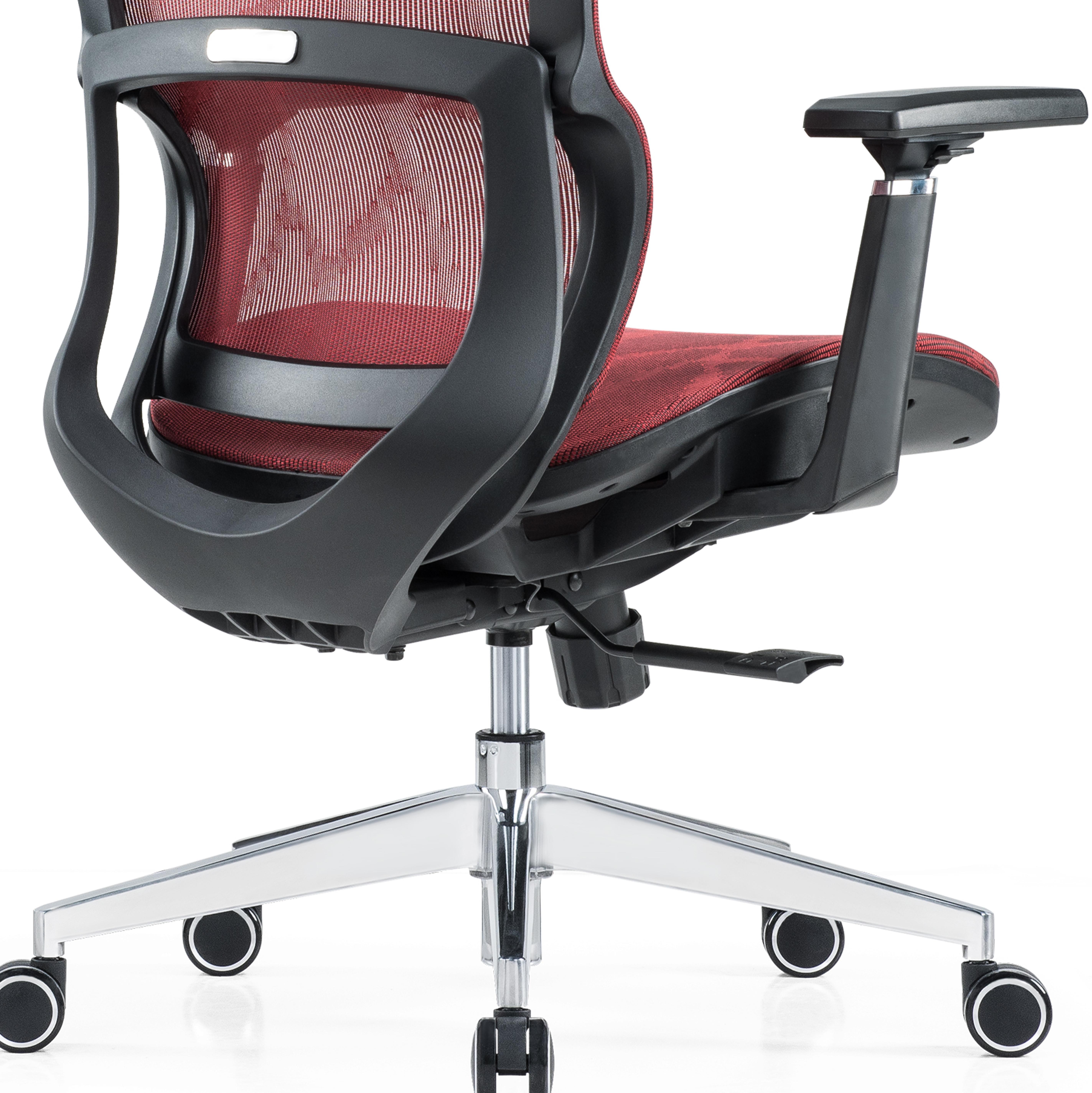 Lumbar Support Full Mesh Luxury Mesh With Headrest Adjustable Fabric Comfort Office Ergonomic Chair
