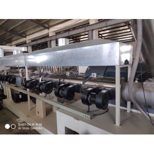China High Speed Plastic Sheet Extrusion Line For PC Hollow Plate / Polycarbonate Profile Sheet on sale