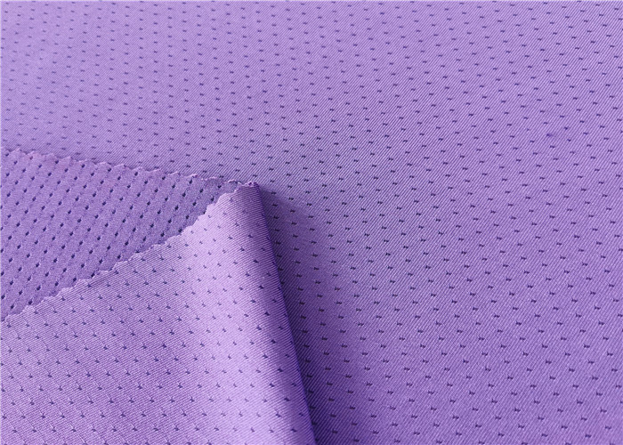 Plain Dyed Solid Color Recycle 95% Polyester 5%Knitted Mesh Fabric For Lining Sports Wear Clothing