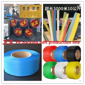 China Customized PP Plastic Machinery PP Strapping Production Machine With Width 5-19mm on sale
