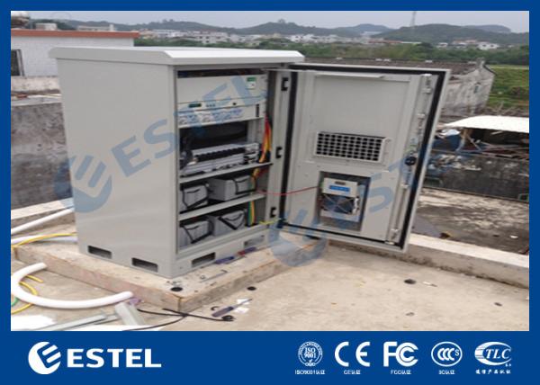 Industrial Outdoor UPS Battery Cabinet , Base Station Cabinet Rainproof Energy